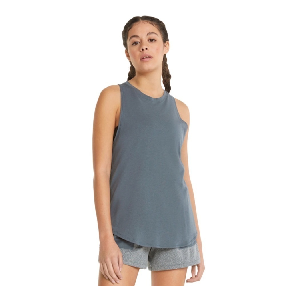 NWT Puma Womens Gray Dark Slate Mesh Concept Tank Top XS
